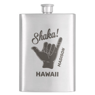 Cantil Nome Personalizado & Localização Shaka
