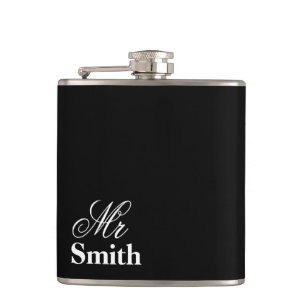 Cantil Nome Personalizado Preto