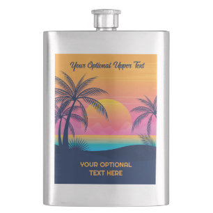 Cantil Nome personalizado Sunset tropical
