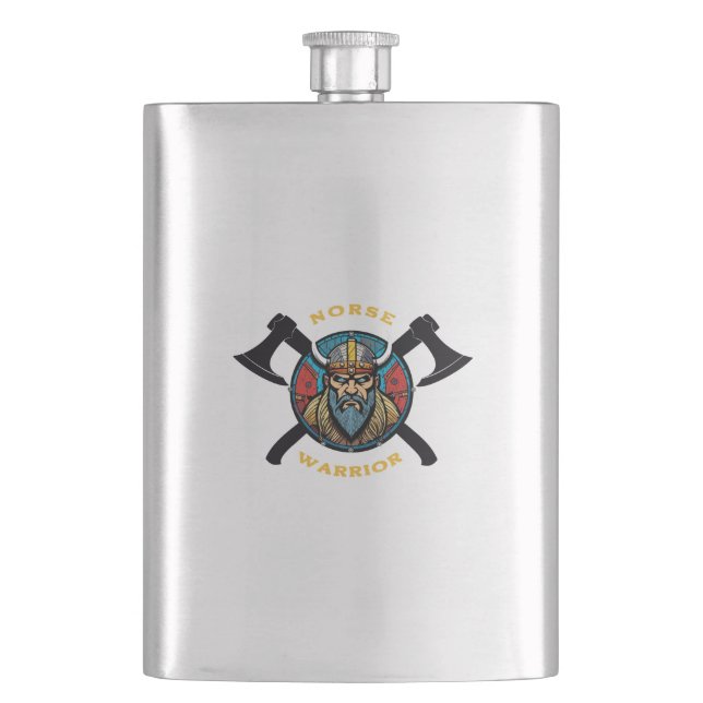 Cantil Norse Warrior Flask (Frente)