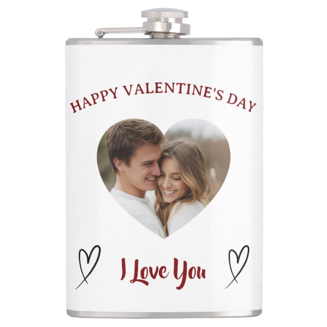 Cantil Nossa Garrafa do Amor com Foto Personalizada para  (Frente)