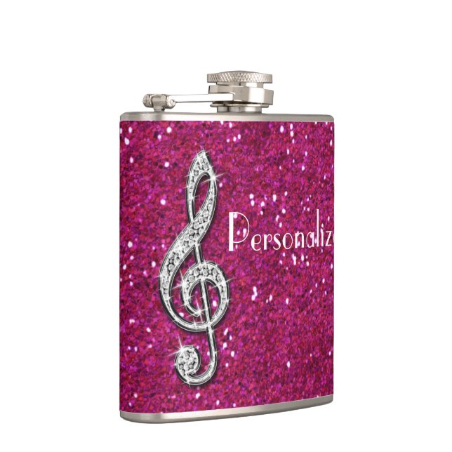 Cantil Nota Sparkly chamativo personalizada da música do (Direita)