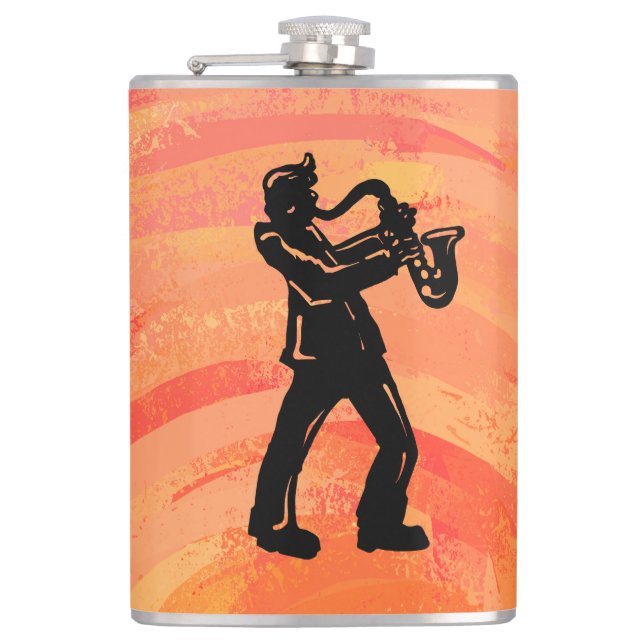 Cantil Nova Iorque Boogie Noights Saxofone Orange (Frente)