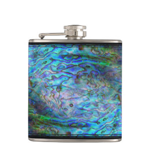 CANTIL NOVA ZEALAND KIWI PAUA HIP FLASK