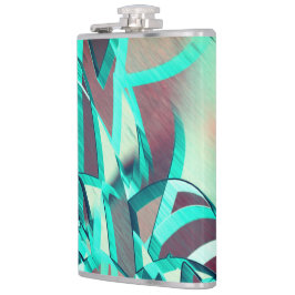 Cantil O azul ou o ciano listra a vermelho, com gotejamen