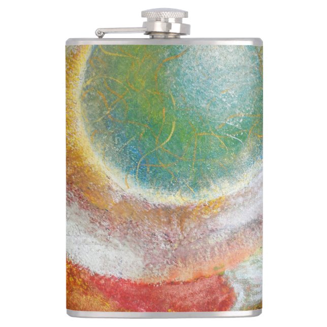 Cantil "O caminho para Sazi Runi" Vinyl Wrapped Flask (Frente)