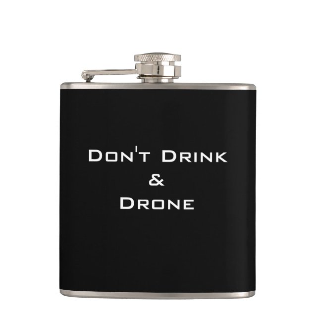 CANTIL O CHIQUE FLASK_FUNNY "NÃO BEBE & ZANGÃO " (Frente)