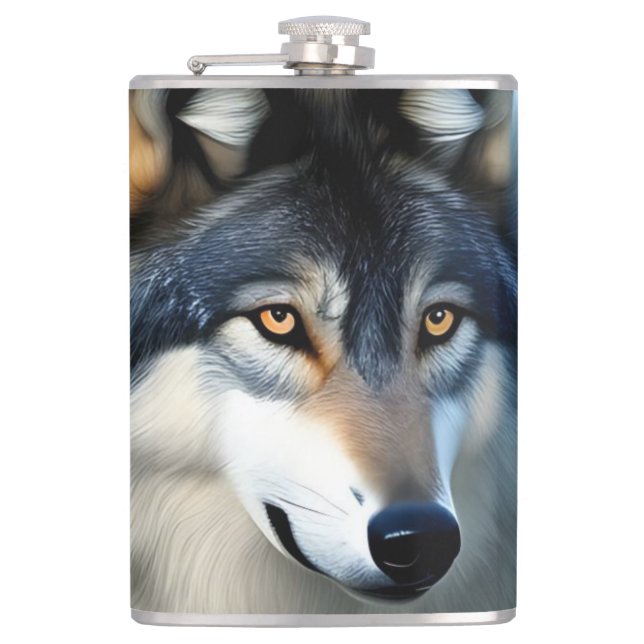 Cantil O Lobo Árctico, Hip Flask (Frente)