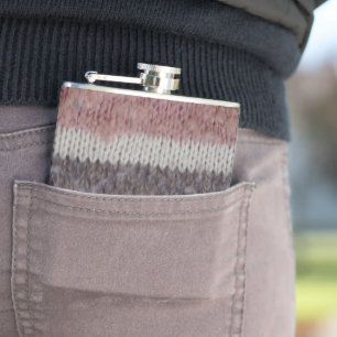 Cantil o marrom fez malha o design do divertimento do