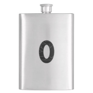 Cantil O número zero (0) a preto