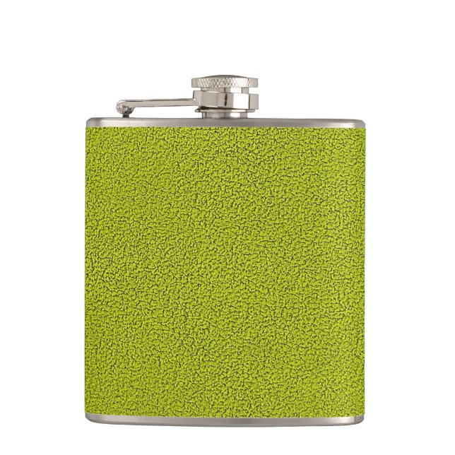 Cantil O olhar do Snuggly Chartreuse Green Suede (Frente)