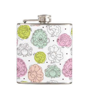 Cantil o pavão caçoa o vintage do papel de parede