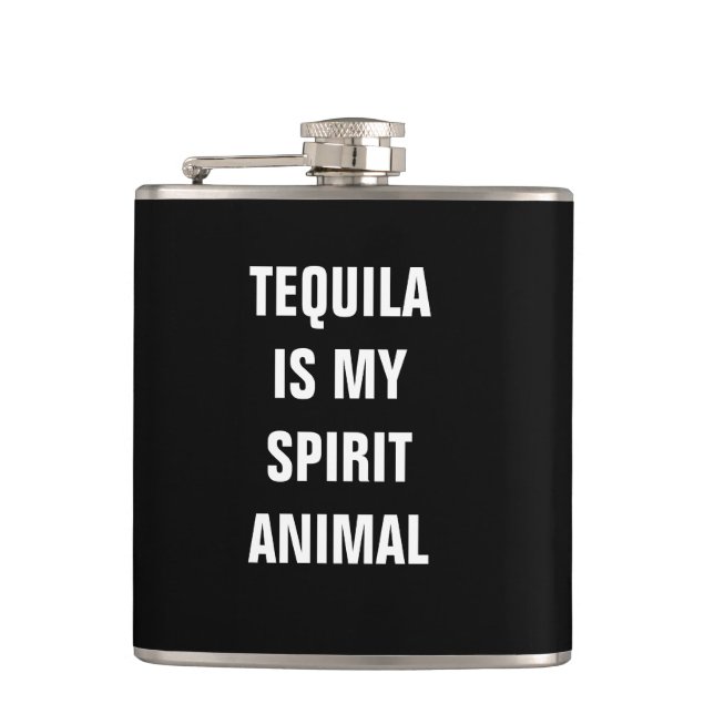 Cantil O Tequila é meu animal do espírito (Frente)