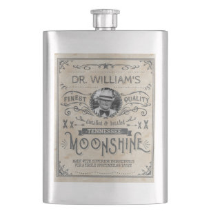 Cantil O vintage engraçado Moonshine o costume da