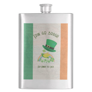 Cantil O voo sortudo do Shoemaker: Vinil Wrapped Flask