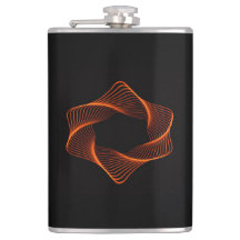 Objeto Toro com Armação de Arame Laranja