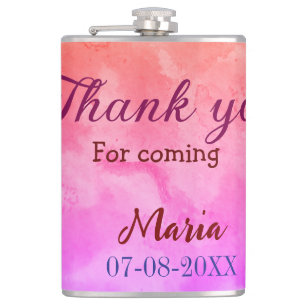 Cantil Obrigado por adicionar data de nome da festa de an