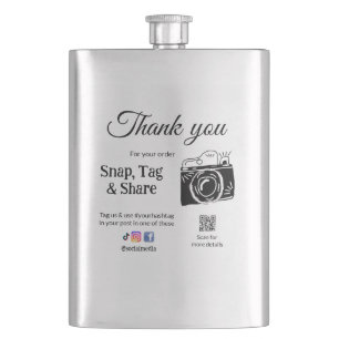 Cantil Obrigado snap tag compartilhar mídia câmera adicio