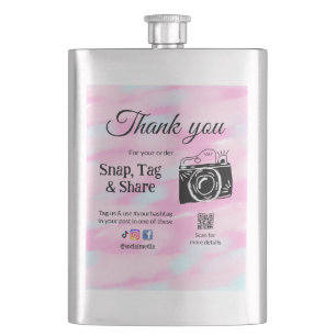Cantil Obrigado snap tag compartilhar mídia câmera adicio