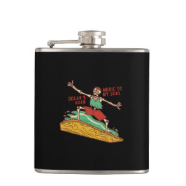 Cantil Oceanos ruem música para a alma em um frasco