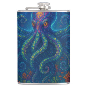 Cantil Octopus Azul Trippy