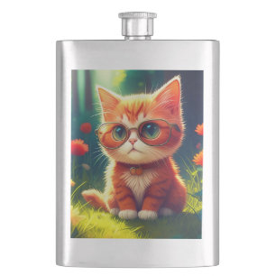 Cantil Óculos de Visto de Gatinhos Vermelhos-365478