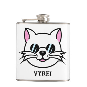 Cantil Óculos Pretos Vestidos de Gatos Brancos / Óculos e