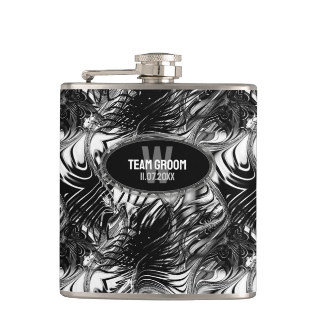 Cantil Oferta de Padrinhos de casamento de padrão de onda (Frente)