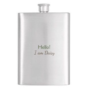 Cantil Olá, eu sou Daisy, adicione o texto do nome simple