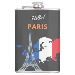 Cantil Olá Paris Flask