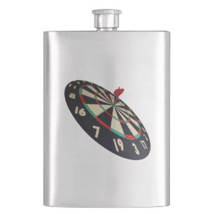 Cantil Olhal Na Placa Dartboard, Fláscara Clássica Da A