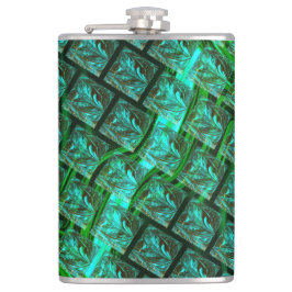 Cantil "Olhos verdes em grelha", arranhados e borrados