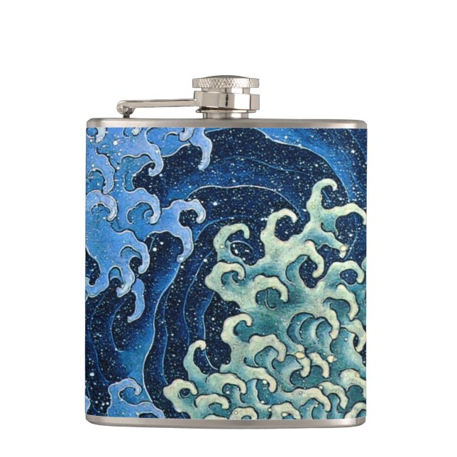 Cantil Onda Feminina Hokusai Vintage Oceano  (Frente)