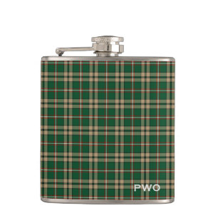 Cantil O'Neill Tartan Monogramas Green and Tan Xadrez