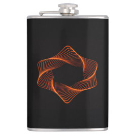 Cantil Orange Wire Frame Torus Object