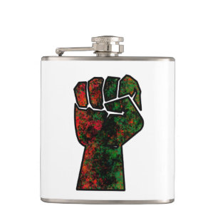 Cantil orgulho negro punho vermelho verde bandeira pan-af