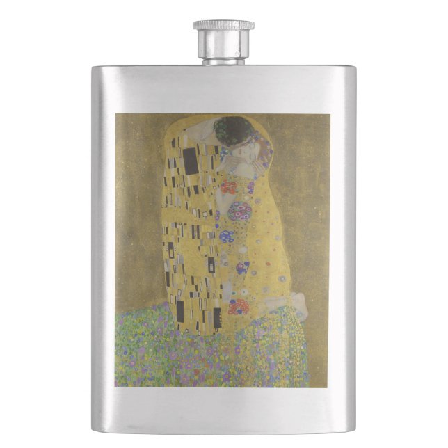 Cantil Os amantes beijando o abraço de Gustav Klimt (Frente)