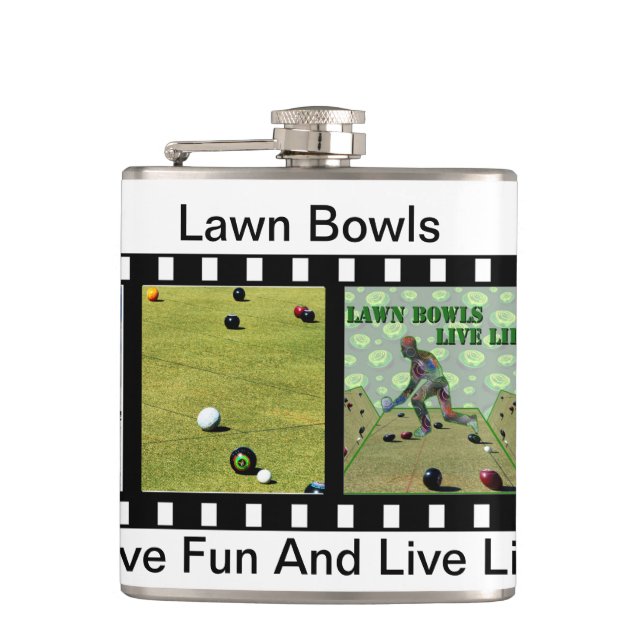 Cantil Os Lawn Bowls Se Divertem E Vivem, (Frente)