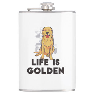 Cantil Ouro Retriever Dog - A Vida É Ouro