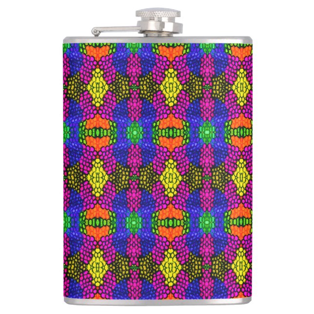 Cantil Padrão Brilhante de abstrato Art (Frente)