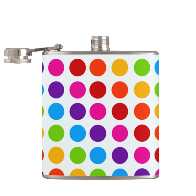 Cantil Padrão Colorido dos Círculos Arco-Íris (Aberto)