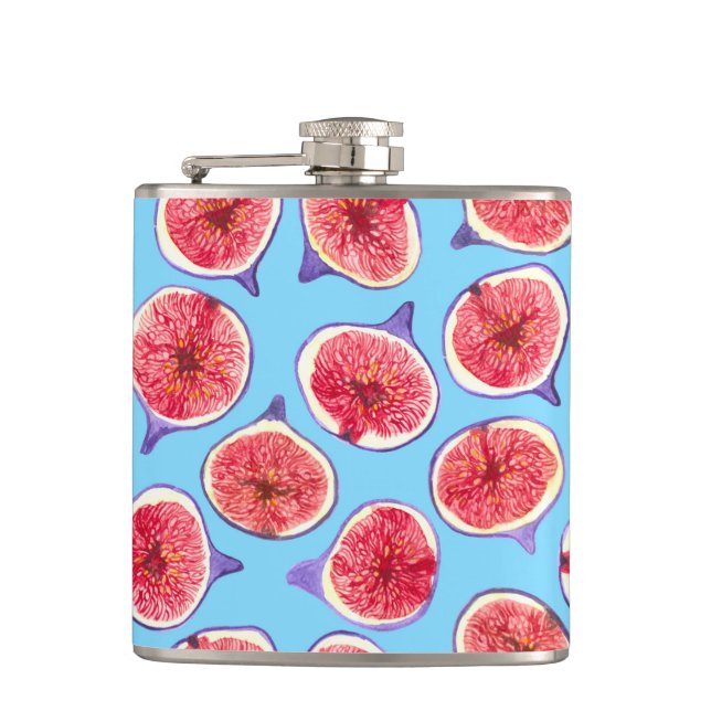 Cantil Padrão de aquarela de fatias de figo (Frente)