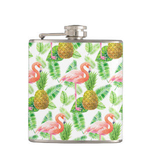 Cantil Padrão de aquarela do jardim tropical