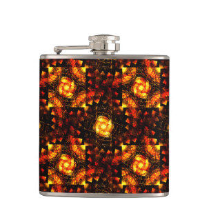 Cantil Padrão de Arte Abstrata Boho Moderno Elegante Dour