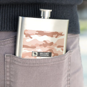 Cantil Padrão de Camuflagem Militar Pêssego Macio