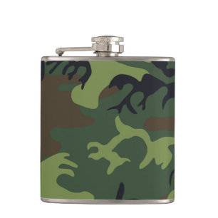 Cantil Padrão de Camuflagem Verde