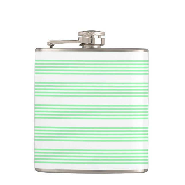 Cantil Padrão de cinco faixas verde e branco (Frente)