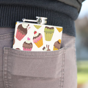 Cantil Padrão de cupcake, Padrão de Muffin, Chocolate, Co