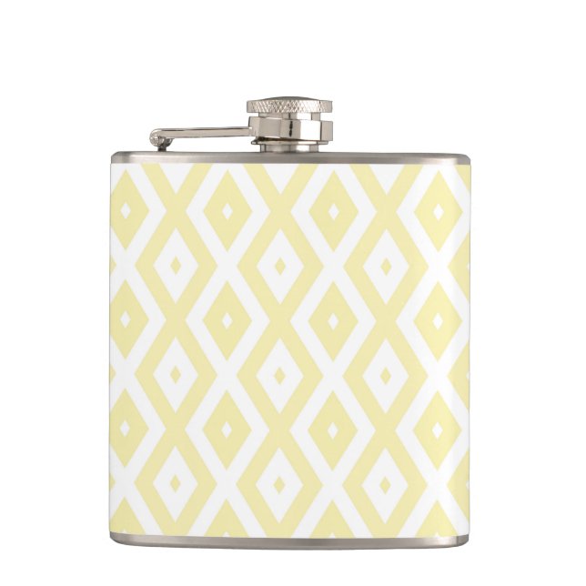 Cantil Padrão de diamante amarelo pálido e branco (Frente)