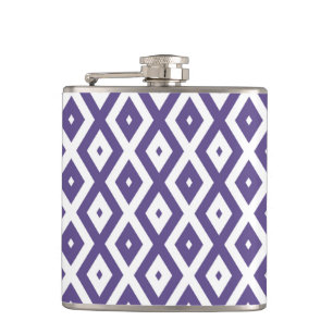 Cantil Padrão de diamante ultra violeta e branco